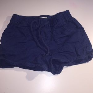 All Blue Little Girl Shorts